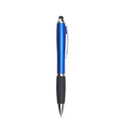 Caneta plastica touch azul jpg