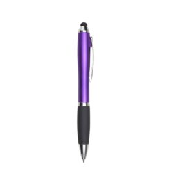 Caneta plastica touch roxo jpg