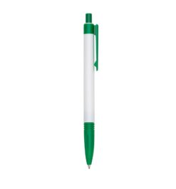 Caneta plastica verde jpg