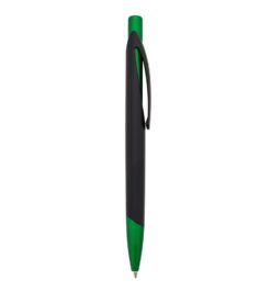 Caneta plastica verde jpg