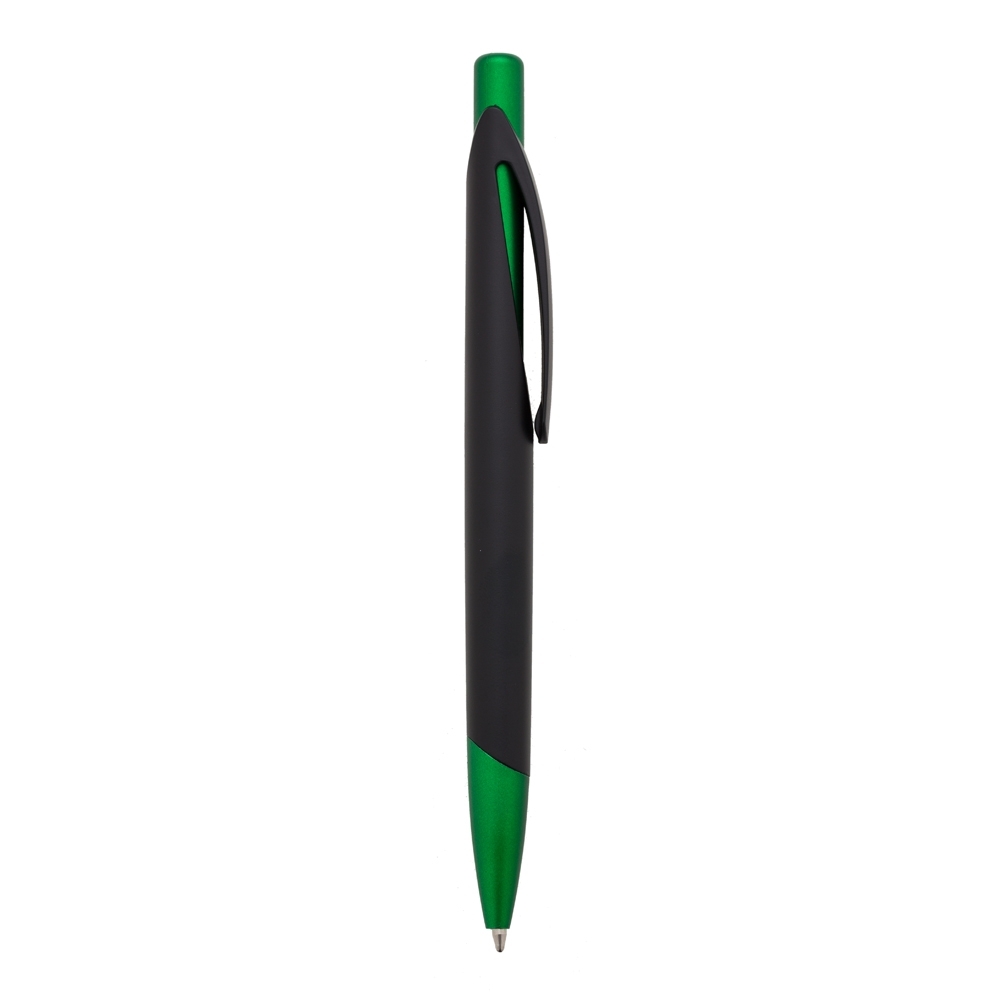 Caneta plastica verde jpg