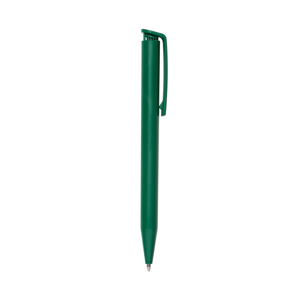 Caneta plastica verde jpg