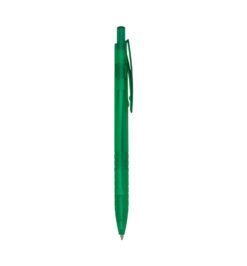 Caneta plastica verde jpg