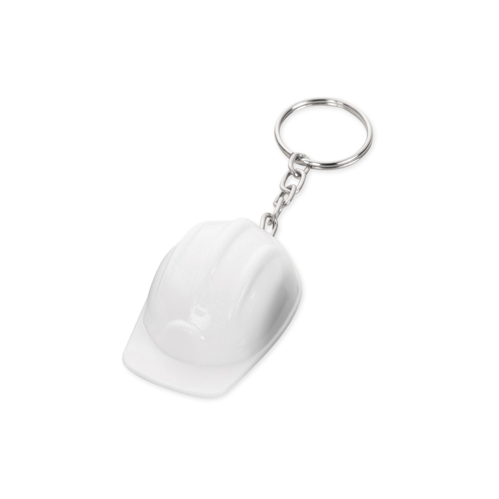 Chaveiro capacete epi branco jpg