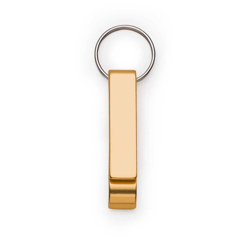 Chaveiro metal abridor champagne jpg