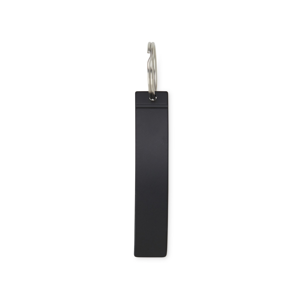 Chaveiro metal abridor preto jpg