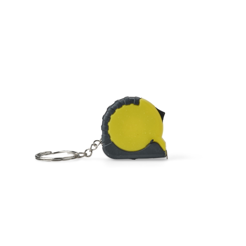 Chaveiro trena plastico metro amarelo jpg