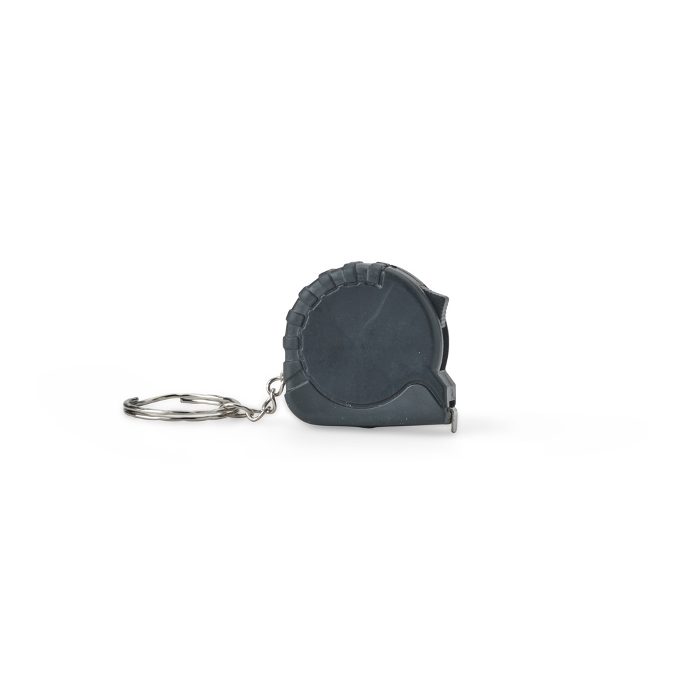 Chaveiro trena plastico metro preto jpg
