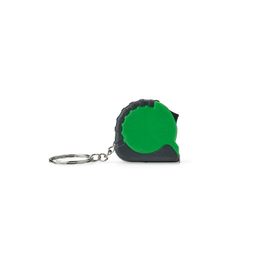 Chaveiro trena plastico metro verde jpg