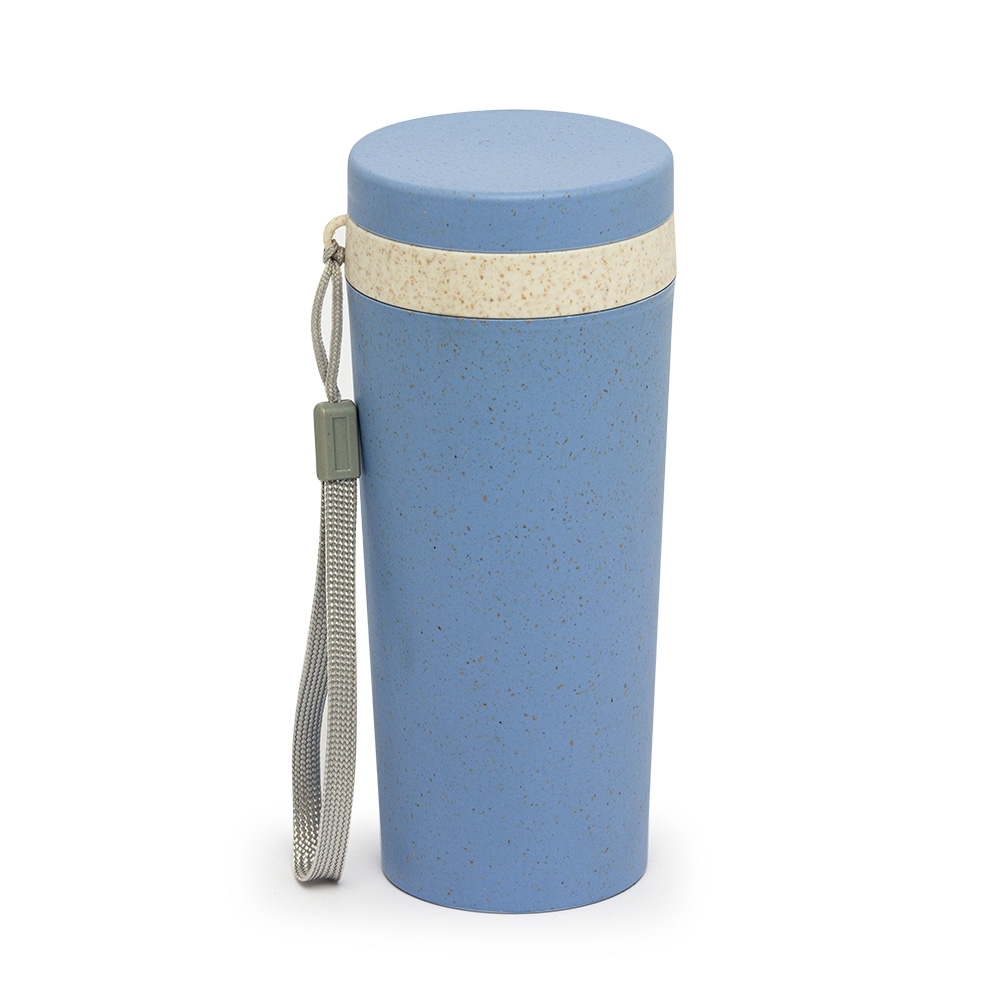 Copo fibra de bambu ml azul jpg