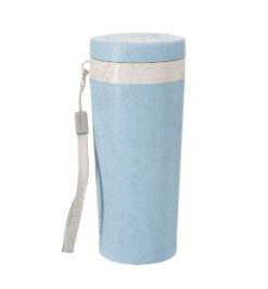 Copo fibra de bambu ml azul jpg