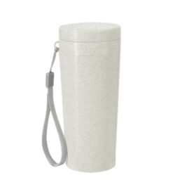 Copo fibra de bambu ml bege jpg
