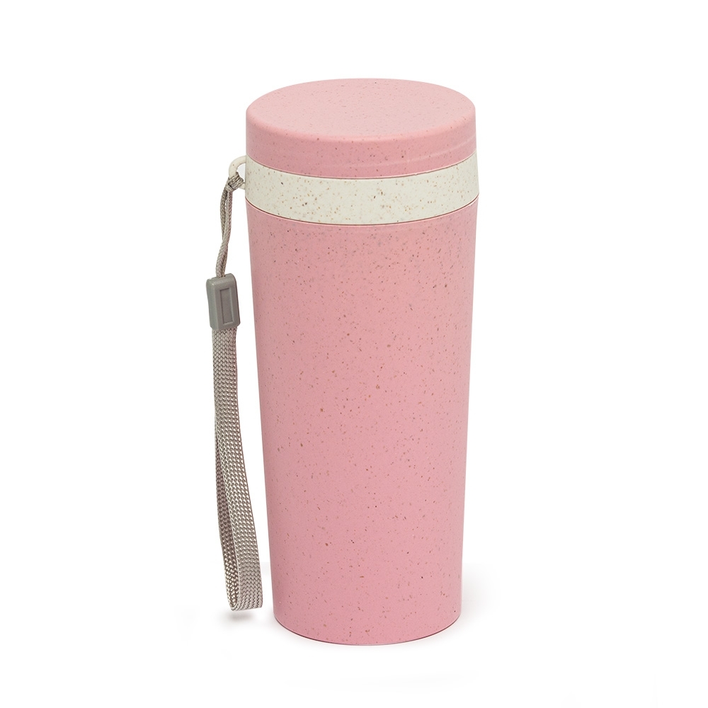 Copo fibra de bambu ml rosa jpg