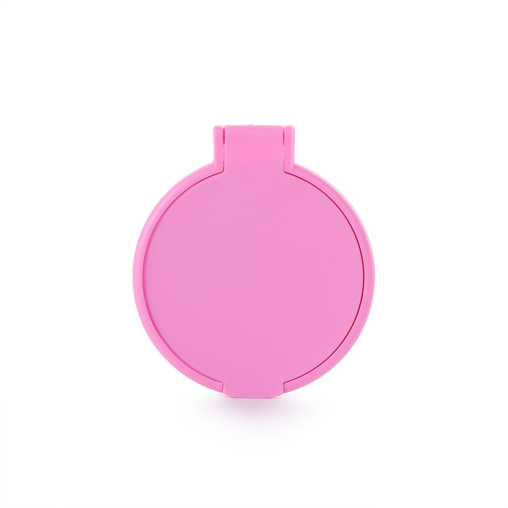 Espelho plastico sem aumento rosa jpg