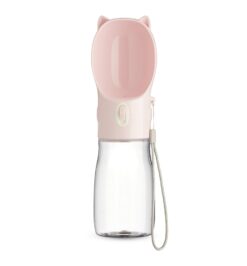 Garrafa bebedouro pet ml rosa jpg
