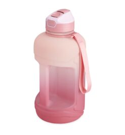 Garrafa plastica litros rosa claro jpg