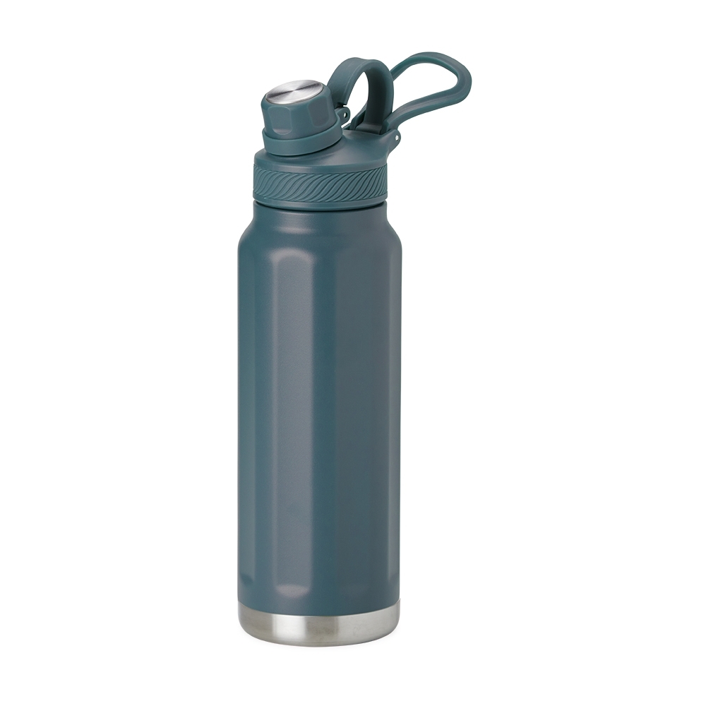 Garrafa termica inox ml azul escuro jpg