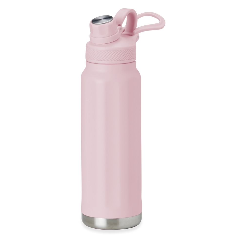 Garrafa termica inox ml rosa claro jpg