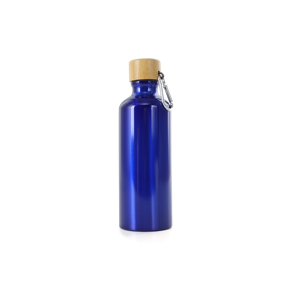 Garrafa de aluminio ml azul jpg