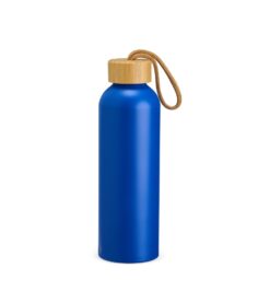 Garrafa de aluminio com tampa de bambu ml jpg