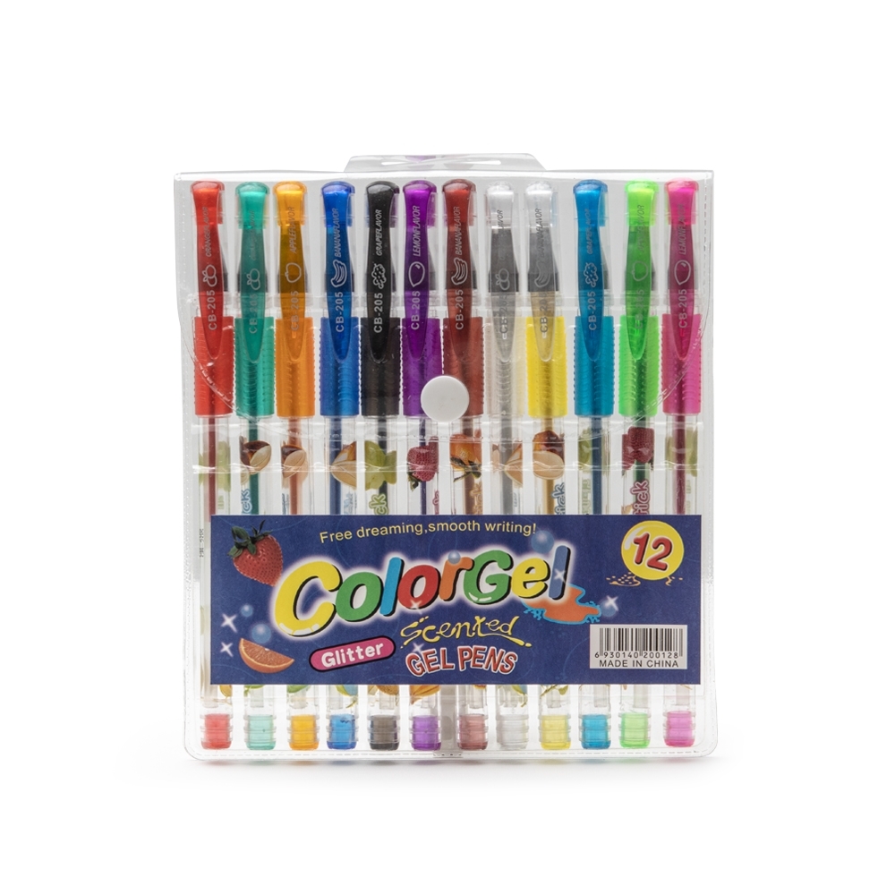 Kit canetas gel cores jpg