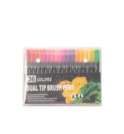 Kit canetinhas ponta dupla cores jpg