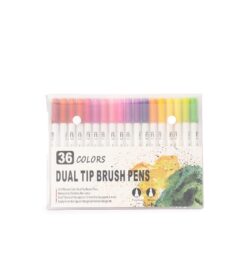 Kit canetinhas ponta dupla cores jpg