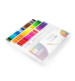 Kit canetinhas ponta dupla com cores jpg