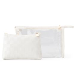 Kit necessaire duas pecas branco jpg