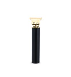 Maquina de cortar cabelo recarregavel preto com dourado jpg