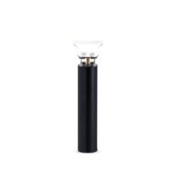 Maquina de cortar cabelo recarregavel preto com prata jpg