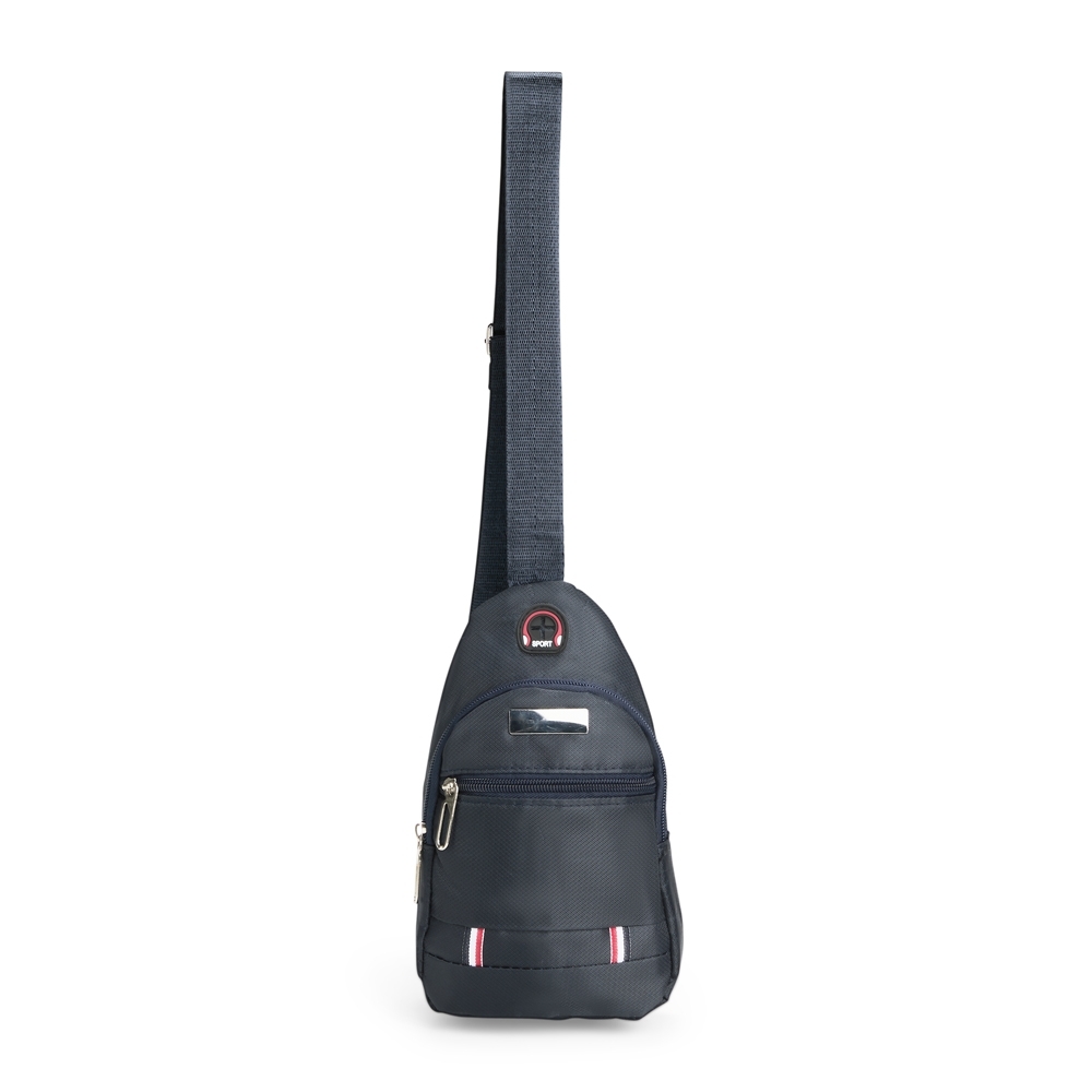 Mini bolsa transversal oxford cinza jpg