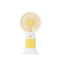 Mini ventilador recarregavel amarelo jpg