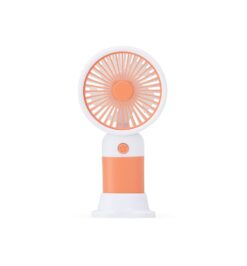 Mini ventilador recarregavel laranja jpg
