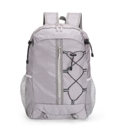 Mochila dobravel poliester litros cinza jpg