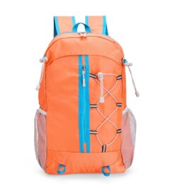 Mochila dobravel poliester litros laranja jpg