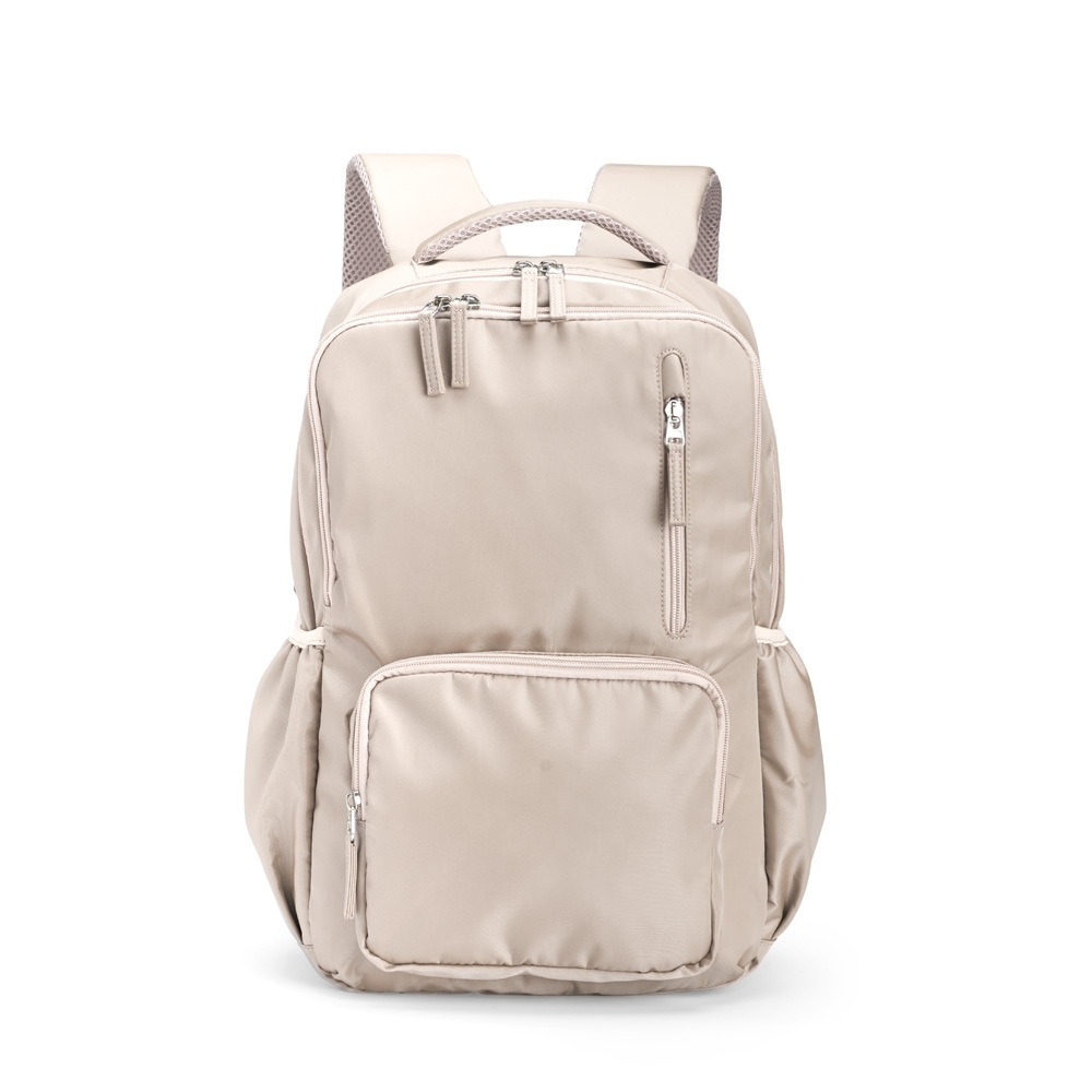 Mochila poliester litros creme jpg