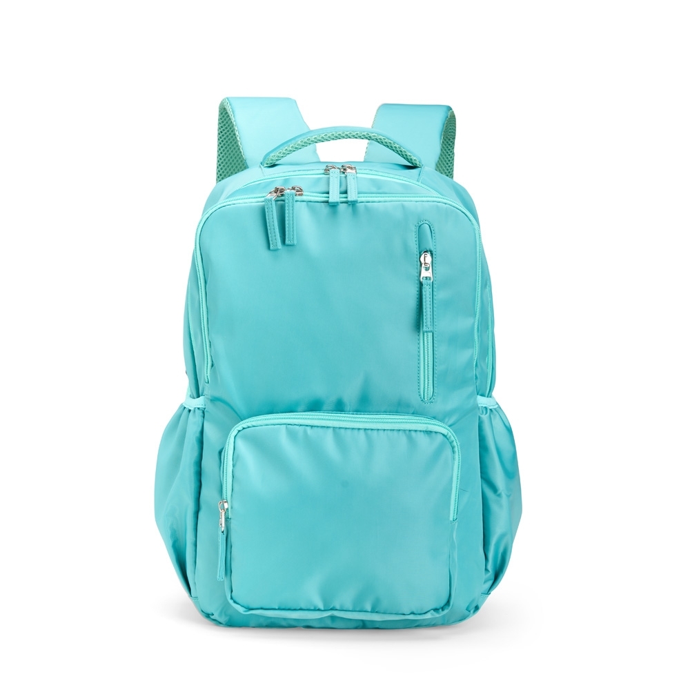 Mochila poliester litros verde agua jpg