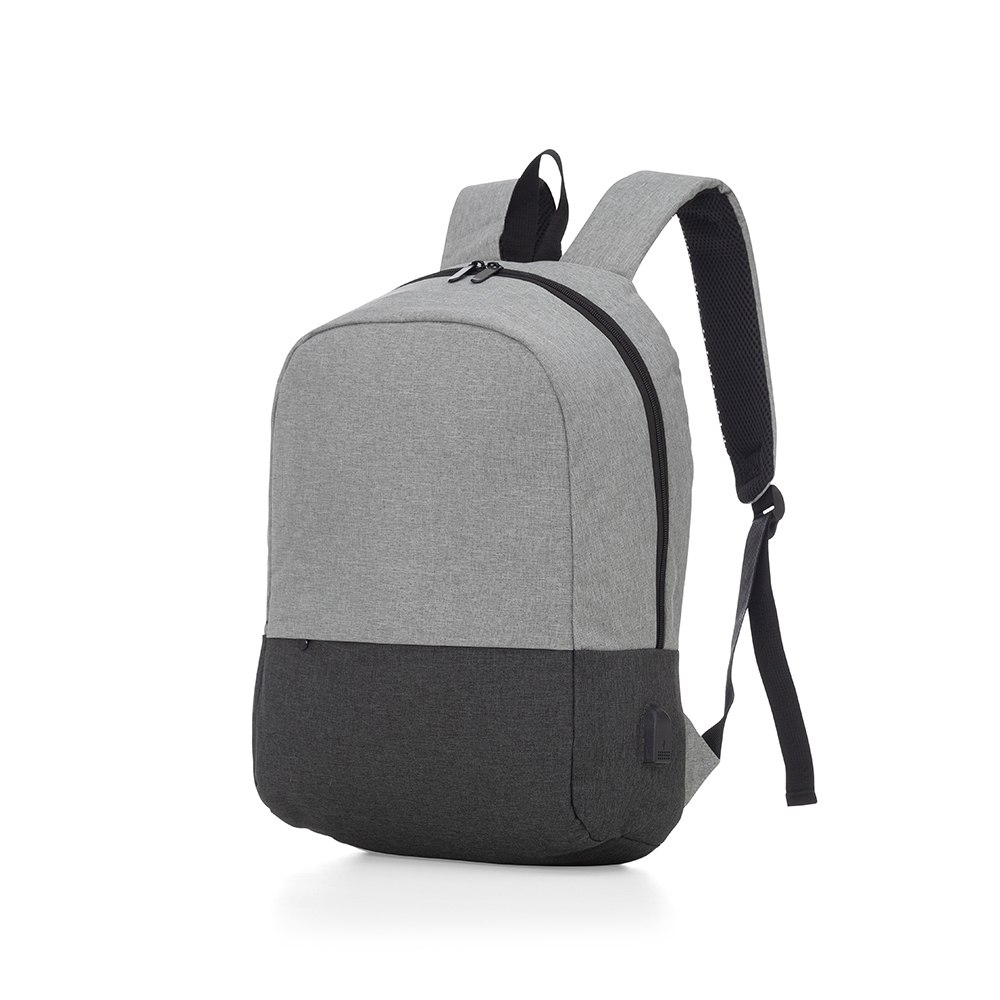 Mochila poliester litros cinza jpg
