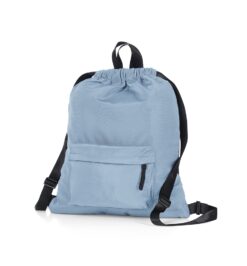 Mochila saco azul claro jpg
