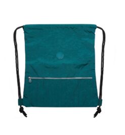 Mochila saco nylon impermeavel verde jpg