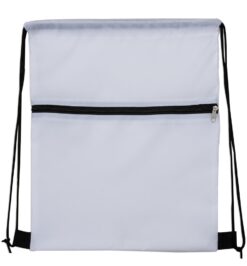 Mochila saco sublimatica em nylon branco jpg