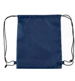 Mochila saco em nylon azul escuro jpg