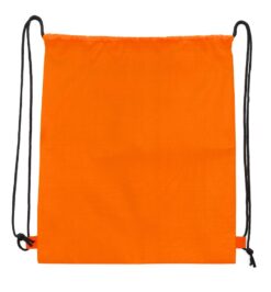Mochila saco em nylon laranja jpg