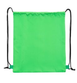 Mochila saco em nylon verde jpg