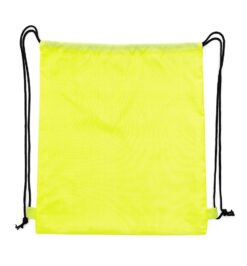 Mochila saco em poliester amarelo jpg