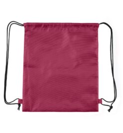 Mochila saco em poliester vinho jpg