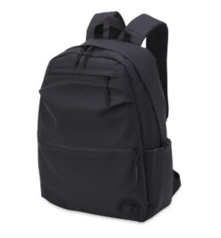 Mochila de couro sintetico litros preto jpg