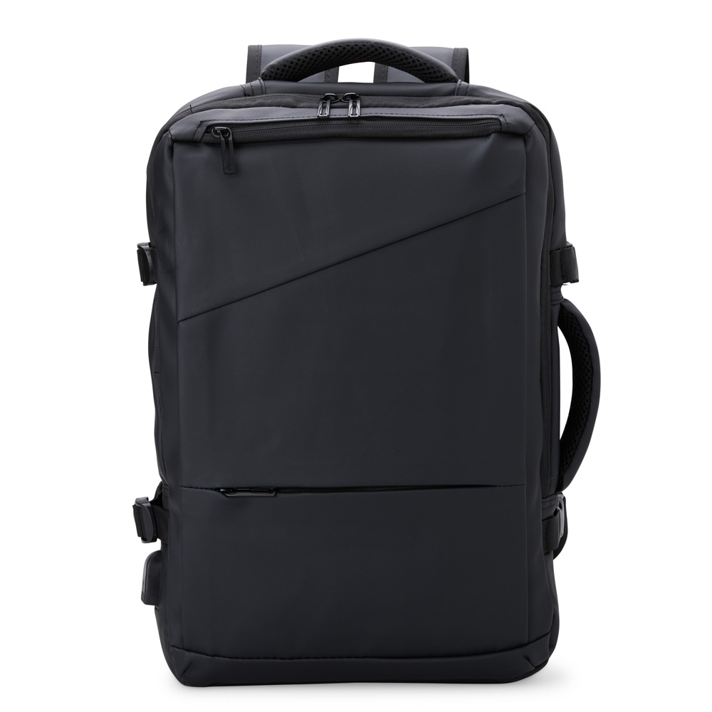Mochila de couro sintetico litros preto jpg
