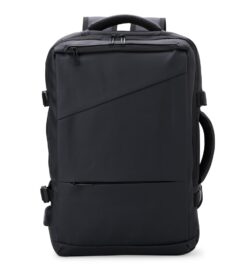 Mochila de couro sintetico litros preto jpg